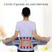 Back Support Self-Heating Heating Therapy with Airbag Belt Waist Brace Posture Corrector Spine Back Shoulder Lumbar Posture Correction (Size : Large) (X) (Large) - Buy Online on GoSupps.com