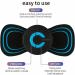Buy Portable Neck & Shoulder Massage Device with Interchangeable Replacement Pads - 5 Microstrom Massager Adhesive Patches for Ultimate Relief - Buy Online on GoSupps.com