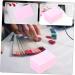VINTORKY 3 Nail Remover Cotton Lashes Glue Nail Wraps Pad Nail Art Gel Nail Removal Pads Eyelash Nail Gel Polish Manicure Remover Wipe Cleaning Wipe Hard Natural Cotton Fiber Pink - Buy Online on GoSupps.com