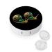 Best Snail Cool Snail Contact Lens Case with Mirror Portable Cute Eye Contact Lens Box Travel Kit style