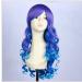 BGHJUE WIG Halloween Blue Long Roll Synthetic BraIding Hair Extensions Brown Color Soft Straight Dreadlocks Faux Locs Crochet Braids Hair