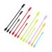 Magiclulu 12st scraper for cosmetic bottles Silicone scraper cream spatula jam jar brushing user bottle scraps made of silicone cake simply dessert peel angel