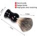 YMZ Shaving Brush Set - 2 Resin Handle Beard Brushes & Wooden Bowl for Men | International Shipping Available - Buy Online on GoSupps.com