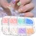 DIY Manicure Purple Blue Charms Resin Love Heart Nails Rhinstones Nail Art Decorations 3D - Buy Online on GoSupps.com