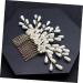 Ipetboom Bridal Headpiece Barrettes for Women Pearls Flower Hair Pearl Hair Comb Hair Combs for Women Hair Claw Clips for Women Bridal Hair Clip Tiara Bridesmaid Wedding Hair Accessories - Buy Online on GoSupps.com