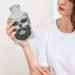 Bearded Skull Hot Water Bottle with Plush Cover | Ideal Hand Warmer for Adults & Children | 26.5x15.3cm - Buy Online on GoSupps.com
