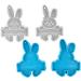 COHEALI 20 Pcs Rabbit Mold Candy Mold Gummy Mold Easter Earrings Mold Key Chain Molds Portable Lovers Tag - Buy Online on GoSupps.com