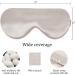 Seciiwod Silk Sleep Mask - 100% Mulberry Silk, Light-Proof, Breathable & Skin-Friendly - Champagne - Buy Online on GoSupps.com