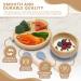 Yum Yum's Baby Bamboo Weaning Set - Iceberg Blue - Suction Bowl, Plate, Spoon, Bibs - Ideal for Baby-Led Weaning - Buy Online on GoSupps.com
