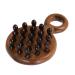 Plafope comb head massage tool wooden comb for women comfortable massage comb DESPRINGKAMM No static comb wide tooth comb portable comb wooden comb wooden ridge 12.00x8.30cm brown