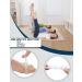 ENPAP 5 Pairs Hammer Toe Straightener and Corrector - Soft Gel Crests Splints for Foot Pain Relief and Overlap Prevention - Men & Women - Buy Online on GoSupps.com
