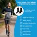 ACWOO Plantar Fasciitis Compression Socks - 4 Pairs for Men & Women | Ankle Support Brace for Neuropathy & Pain Relief | Breathable & Anti-Slip | Wide Calf | L/XL Black - Buy Online on GoSupps.com
