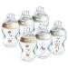 Tommee Tippee Closer to Nature Baby Bottles Breast-Mimicking Teat with Anti-Colic Valve 260 ml Pack of 6 Be Kind M