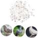 CORHAD 100 Pcs Pigeon Anklet Pigeons Identification Ring Duck Leg Number Plastic White Products 1.3X1.3CM White - Buy Online on GoSupps.com