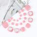 Shop Brishow Artificial Foot Toenails - 24pcs Acrylic Stick-On Nails for Women & Girls | International Shipping - Buy Online on GoSupps.com