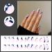 Shop Justotry 24-Piece Cow Print Almond Nails | Black French & Nude Oval Press-On Artificial Nails for Women - Perfect Short Acrylic Fingernails - Buy Online on GoSupps.com