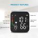 Ruord Large LED Backlit Blood Pressure Monitor - Adjustable Wrist Cuff, 99 Reading Memory, Irregular Heartbeat Indicator - Automatic Digital BP Monitor for Home Use - Black - Buy Online on GoSupps.com