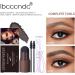 Eyebrow Stamp Eyebrow Stamp Stencil kit One Step Brow Stamp Shaping Kit 12 Reusable Eyebrow Template With Strap 2 Eyebrow Pen Brushes (DARK BROWN) - Buy Online on GoSupps.com