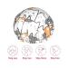 Orange Cats Printed Shower Cap - Waterproof Reusable Bath Cap for Women, Men, Boys, and Girls | Spa Salon Essential - Buy Online on GoSupps.com