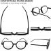 Eyekepper 4-Pack Vintage Bifocal Reading Glasses for Women - Clear Lens 2.0x Magnification Mixed Colors - Buy Online on GoSupps.com