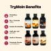 Trymoin Trial & Gift Set - 6 Bottles of Premium Coffee Circuits with Syrup & Recipe Book | Barista-Level Iced Coffee Gift Set - Buy Online on GoSupps.com