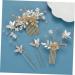 FRCOLOR 6 Sets hair accessories Bride Hair Comb Wedding Bride bridal headpieces for wedding Bride Hair Decor Wedding Hair Pin hair decorations flowers Zinc alloy bridesmaid flower head - Buy Online on GoSupps.com