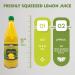 2 Pack Kosher Select 100% Lemon Juice Freshly Squeezed | Not From Concentrate | 33.8oz Each | Kosher Food - Pack of 2 - Buy Online on GoSupps.com