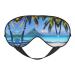 Tahiti Beaches Print Unisex Sleeping Eye Mask Soft Comfortable Light-Blocking Eye Mask