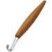 BeaverCraft Spoon Carving Hook Knife SK5 2 - Double Sided Sharpening Curved Wood Carving Knife Wood Carving for Carving Spoons Bowls Cups Crooked for Professional Spoon Carvers and Beginners