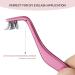 Miuffue Stainless Steel Eyelash Applicator Tool with Comb - Curved Tweezers for Strip Lashes in Pink (Upgraded) - Buy Online on GoSupps.com