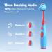 Papablic Debby Rechargeable Kids Electric Toothbrush with Cute Dino Cover | Ages 3+ | Timer & Brushing Chart | 4 Brush Heads | Blue - Buy Online on GoSupps.com