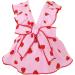 Shenrongtong Small Dog Dress - Cute Cotton Puppy Clothing for Girls | Sweet Pink Catwear Party Dress - Buy Online on GoSupps.com