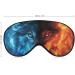 Buy Flame Wolf Funny Eye Mask - Soft Blindfold Cover & Adjustable Night Eyeshade for Sleep & Travel | International Shipping Available - Buy Online on GoSupps.com