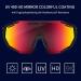 Rorzo Youth Baseball Shield Sunglasses | Lightweight Sports Sun Glasses for Cycling, Softball, Rowing, Golf & Running - Photochromic Red - Buy Online on GoSupps.com