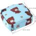 Gleavi Brown Bear Cosmetic Organizer Bag for Women - Makeup Storage & Coin Holder - Multi-Purpose Travel Pouch - Buy Online on GoSupps.com
