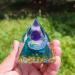 Vmstww Orgon Pyramid | Moonstone & Amethyst Healing Crystal | Reiki Chakra Gift | Tree of Life Design - Buy Online on GoSupps.com