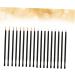SKISUNO 100pcs Make up Kit Cosmetic Eyeliner Applicator Eye Makeup Tools Eyeliner Brush Thin Angle Soft Head 10*0.5cm As Shown - Buy Online on GoSupps.com