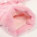 Baby Girl Faux Fur Hooded Cape Coat | Newborn Infant Winter Clothes | Pink 6-12 Months - Buy Online on GoSupps.com