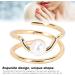 Finger Nail Rings Knuckle Rings Simple Easy To Match for Daily Engagements Weddings(3052g) - Buy Online on GoSupps.com