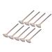 Soft Facial Applicator Brushes Champagne Facial Fan Mask Brushes for Everyday Use