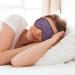 SSIMOO Purple Print Ultra-Soft Light-Blocking Eye Mask - Optimal Comfort for Restful Sleep - International Shipping Available - Buy Online on GoSupps.com