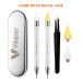 Vikerer 2 Pack Rhinestone Picker Diamond Painting Pen Set with Extra Tips and Tweezer - Dual-End Pickup Tool for Nail Art, Crafts, and DIY Projects - White Pink - Buy Online on GoSupps.com