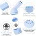 ACWOO Lung Exerciser and Mucus Clearing Device Mucus Removal Device Hand-Held Breathing Exerciser for Better Fitness & Sleep Blue - Buy Online on GoSupps.com