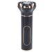 Double Ring Floating Head Mesh Electric Trimmer for Men Fast Charging 3 in 1 Shaver with Nose Hair Trimmer for Travel No Missing Corners Neat Trimming All Shaving Needs