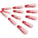 Vatocu Christmas False Nails - Long Xmas Press on Nails with Snowflakes Glitter - 24pcs Ballerina Acrylic Stick on Nails for Women and Girls - Buy Online on GoSupps.com