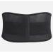 Adjustable Waist Trainer Belt Unisex Lower Back Brace Spine Support Waist Belt Orthopedic Black2 S