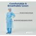 Disposable Isolation Gowns 10EA Non-Woven, Latex-Free with Knit Cuff 35g - Buy Online on GoSupps.com