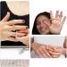 Zhenp 12-Piece Acupressure Ring Set - Metabolism Massage Rails for Finger Therapy & Joint Relief (Gold/Silver) - Ideal for All Ages - Buy Online on GoSupps.com