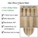 Buy 100% Remy Human Hair Clip In Extensions - One Weft with 5 Clips for Effortless Volume & Length | International Shipping - Buy Online on GoSupps.com