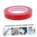 NUOBESTY 8 Rolls Transparent Double-sided Tape Picture Tapes Nails Tapes Manicure Tape Rug Tape Nail Display Holder Nail Displaying Tapes Red Nail Supplies No Substrate Acrylic Double Sided - Buy Online on GoSupps.com
